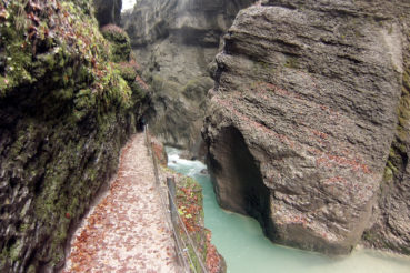 Partnach Gorge, na Alemanha