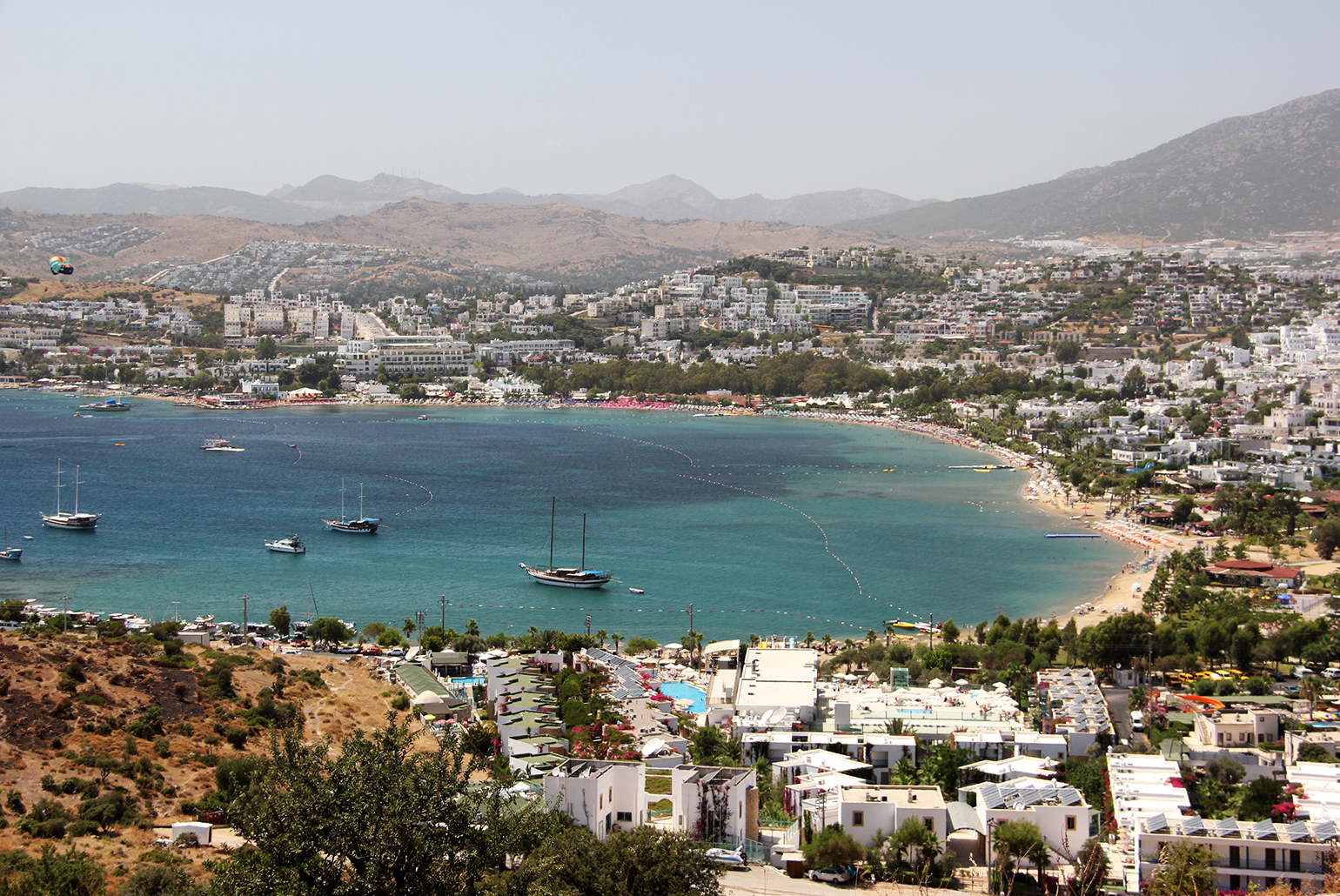 Bodrum é um dos destinos mais procurados na costa mediterrânea da Turquia